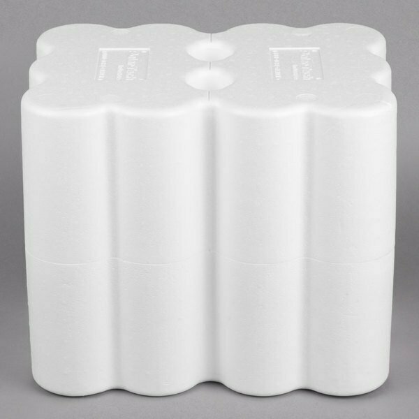 Polar Tech Industries Polar Tech Safeway 12 Bottle White Top Load Insulated Foam Wine / Champagne Shipper 451749T